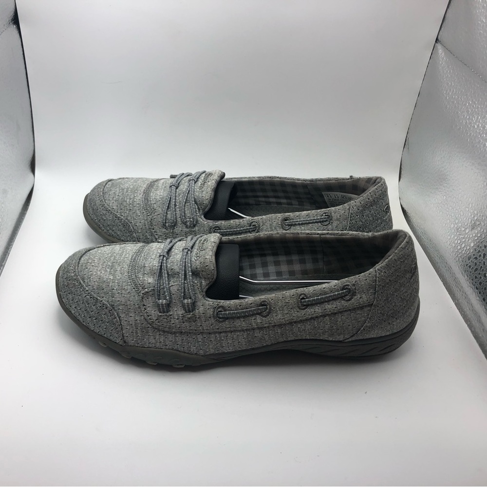 Skechers grey slip on shoes size 6.5